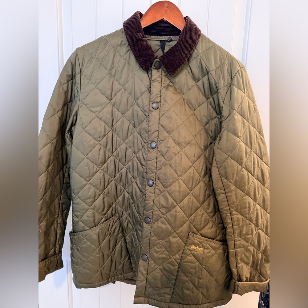 Barbour Olive Quilted Jacket